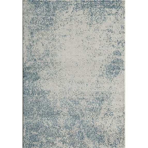 Momeni Abstract Modern Loft Specks Area Rugs , Beige/Blue ,111.00" X 150.00"