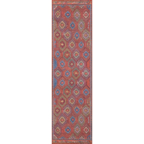Momeni Afshar Polyester Machine Made Multi Runner 2'3" X 7'6"
