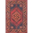 thumbnail image 1 of Momeni Afshar Polyester Machine Made Red Area Rug 3' X 5', 1 of 2