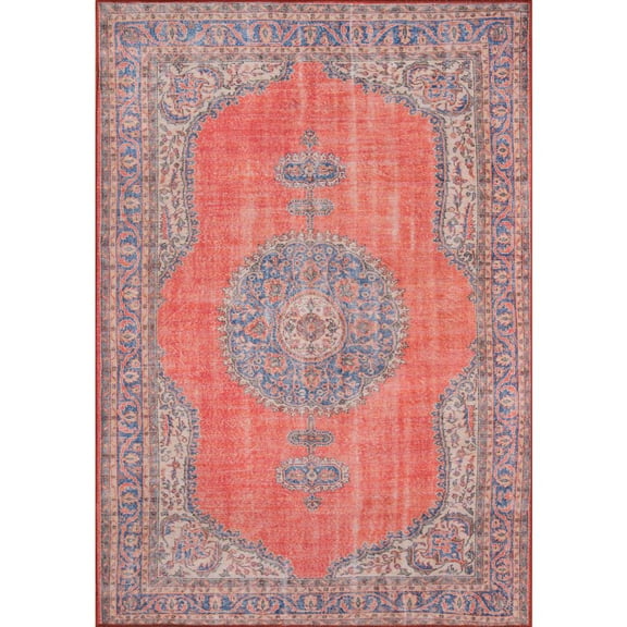 Momeni Afshar Polyester Machine Made Red Area Rug 8'5" X 12'