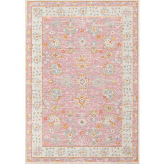 Momeni Anatolia Machine Made Wool and NylonPink Runner 2'3" X 7'6"