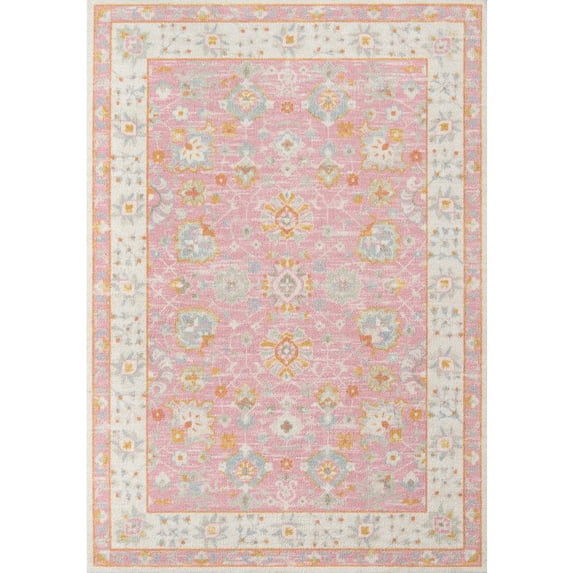 Momeni Anatolia Machine Made Wool and NylonPink Runner 2'3" X 7'6"