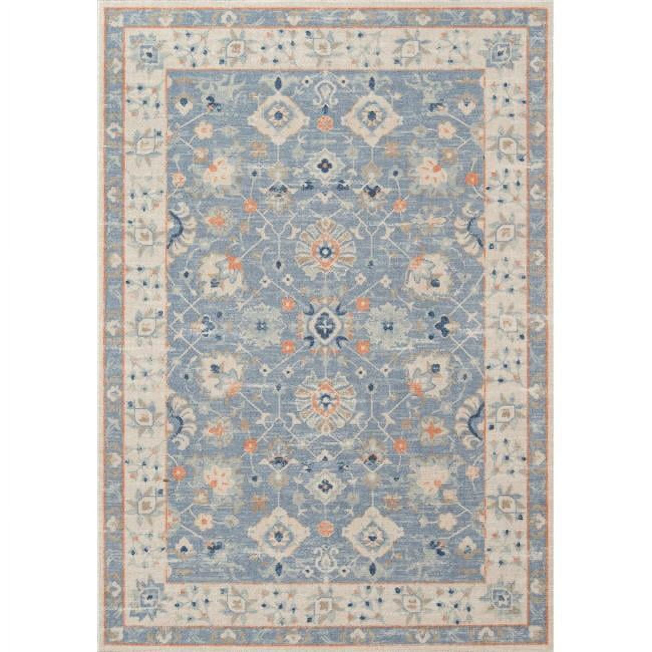 Momeni Anatolia Machine Made Wool and NylonBlue Area Rug 5'3