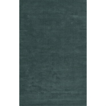 Momeni Asher Collection Indoor Blue Area Rug, 9'0" x 12'0" Sized Mat for Living Room, Bedroom, Hallways, and Home Office