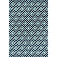 thumbnail image 1 of Momeni Rugs , Baja Collection Contemporary Indoor & Outdoor Area Rug, Easy to Clean, UV protected & Fade Resistant, 7'10" x 10'10", Blue, 1 of 5