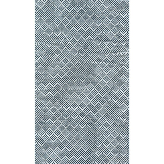 Madcap Cottage Baileys Beach Club Area, Indoor Outdoor Rug, 7'6" X 9'6", Navy