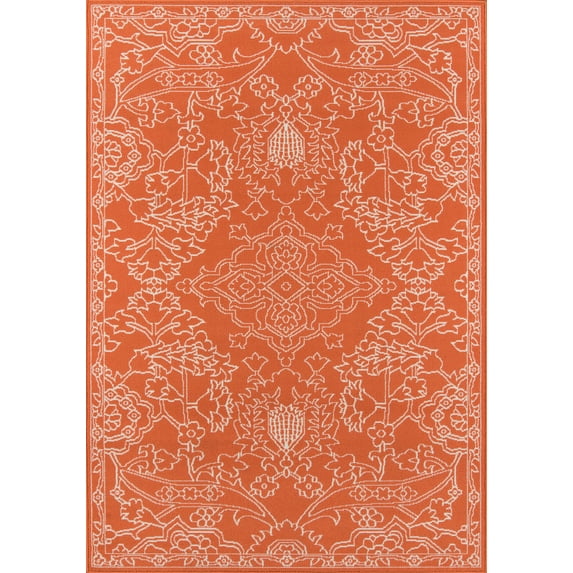 Momeni Baja 3'11" X 5'7" Area Rugs With Orange Finish BAJA0BAJ22ORG3B57