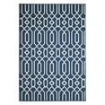 thumbnail image 1 of Momeni Rugs , Baja Collection Contemporary Indoor & Outdoor Area Rug, Easy to Clean, UV protected & Fade Resistant, 3'11" x 5'7", Navy Blue, 1 of 11