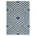 thumbnail image 1 of Momeni Baja Indoor/Outdoor Aztec and Geometric Modern Contemporary Area Rugs, Blue,8'6" X 13', 1 of 11