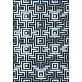 thumbnail image 1 of Momeni Rugs BAJA0BAJ10NVY7AAA, Baja Collection Contemporary Indoor & Outdoor Area Rug, Easy to Clean, UV protected & Fade Resistant, 7'10" x 10'10", Navy, 1 of 9