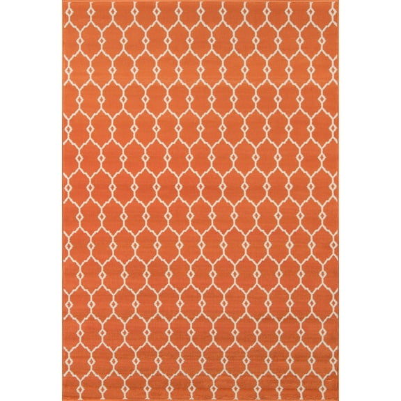 Momeni Baja BAJ-2 Trellis Orange 1'8" X 3'7"