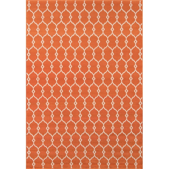 Momeni Baja BAJ-2 Trellis Orange 1'8" X 3'7"