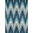 thumbnail image 1 of Momeni Contemporary Rectangle Area Rug, Blue, 5'3" X 7'6", 1 of 4