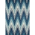 thumbnail image 1 of Momeni Rugs , Baja Collection Contemporary Indoor & Outdoor Area Rug, Easy to Clean, UV protected & Fade Resistant, 5'3" x 7'6", Blue, 1 of 5