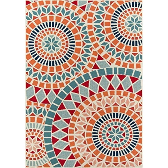 Momeni Baja Mosaic Area Rug, 3'11" X 5'7", Multi