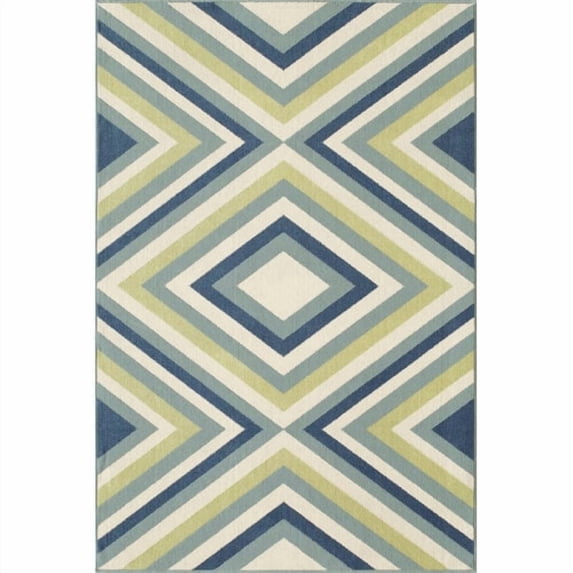Momeni Baja Multi Outdoor Rug 5-ft 3-in 7-ft 6-in