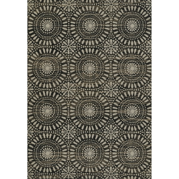 Momeni Baja Neutral Indoor Outdoor Rug 1'8" X 3'7"