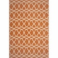 thumbnail image 1 of Momeni Rugs , Baja Collection Contemporary Indoor & Outdoor Area Rug, Easy to Clean, UV protected & Fade Resistant, 5'3" x 7'6", Orange, 1 of 4