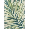 thumbnail image 1 of Momeni Baja Palm Leaf Area Rug, 5 ft 3 in x 7 ft 6 in, Green, 1 of 2