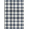 thumbnail image 1 of Momeni Baja Plaid Denim Indoor Outdoor Rug 3'11" X 5'7", 1 of 8