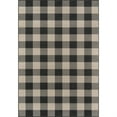 thumbnail image 1 of Momeni Baja Buffalo Check Area Rug, 2'3" X 7'6" Runner, Charcoal, 1 of 2
