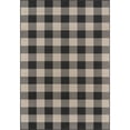 thumbnail image 1 of Momeni Baja Buffalo Check Area Rug, 5'3" X 7'6", Charcoal, 1 of 4