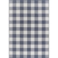 thumbnail image 1 of Momeni Baja Plaid Denim Indoor Outdoor Rug 8'6" X 13', 1 of 3