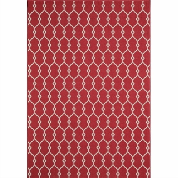 Momeni Baja Red Indoor/Outdoor Area Rug