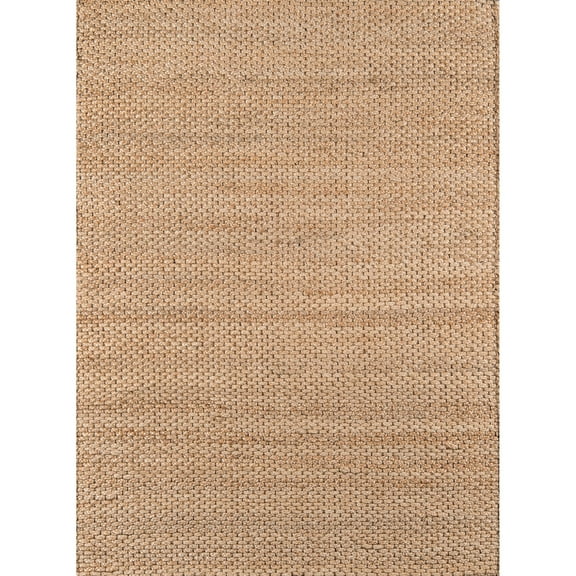 Momeni Bali Hand Woven Jute Natural Area Rug 3'9" X 5'9"