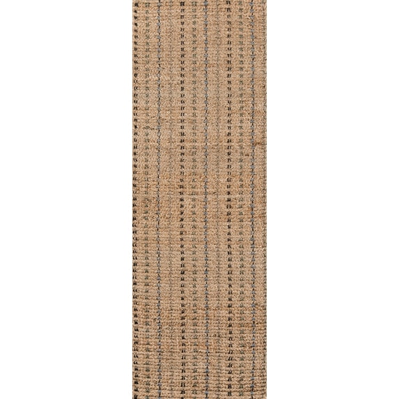 Momeni Bali Hand Woven Jute Natural Runner 2'3" X 7'6"