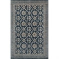 thumbnail image 1 of Momeni Banaras Hand Knotted Wool Blue Area Rug 5'6" X 8'6", 1 of 2
