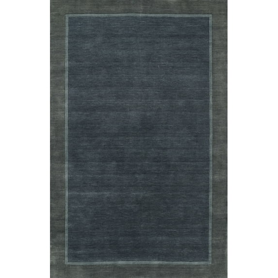 Momeni Beckton Hand Loomed Wool Blue Area Rug 9' X 12'