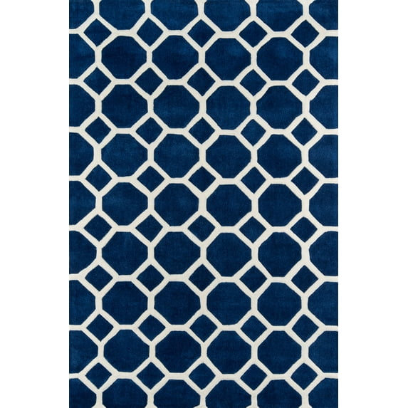 Momeni Bliss 2' X 3' Contemporary Hand Tufted Rug in Navy