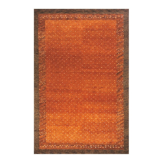 Momeni Border Geometric & Abstract Persian Area Rugs, Red