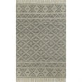 thumbnail image 1 of Momeni Boulder Hand Woven Wool and Cotton Geometric Charcoal Area Rug 5' X 8', 1 of 12