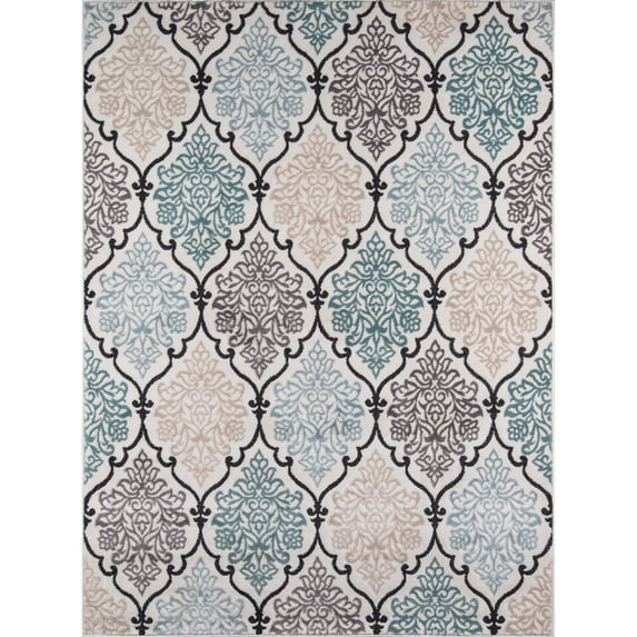 Momeni Rugs Brooklyn Heights Collection Area Rug, 9'3" x 12'6", Multicolor