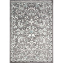 Momeni Brooklyn Heights Polyester and Polypropylene Machine Made Grey Area Rug 9'3" X 12'6"