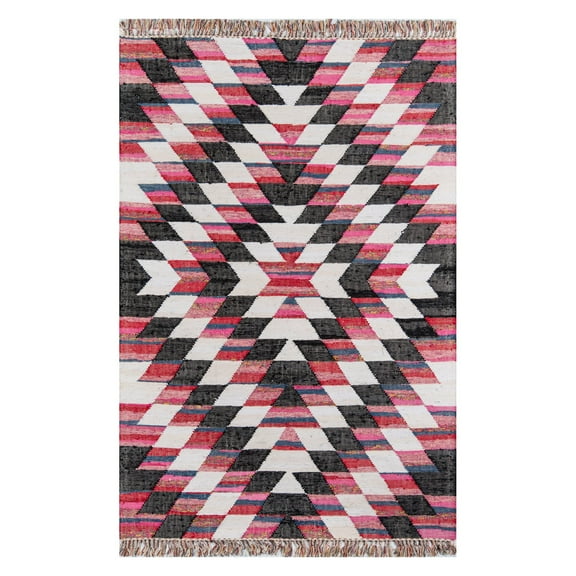 Momeni CALIFCAL-3MTI3353 Novogratz California Traditional Area Rug, Multi - 3 ft. 3 in. x 5 ft. 3 in. Rectangle