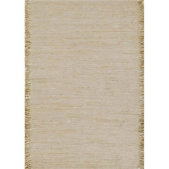 Momeni CLARACLA-2IVY3050 3 x 5 ft. Clara Hand Woven Contemporary Rectangle Area Rug, Ivory