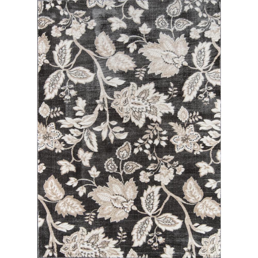 Machine Made Polyester Rugs Momeni Carroll Gardens Machine Made Polyester Charcoal Area Rug 9'3
