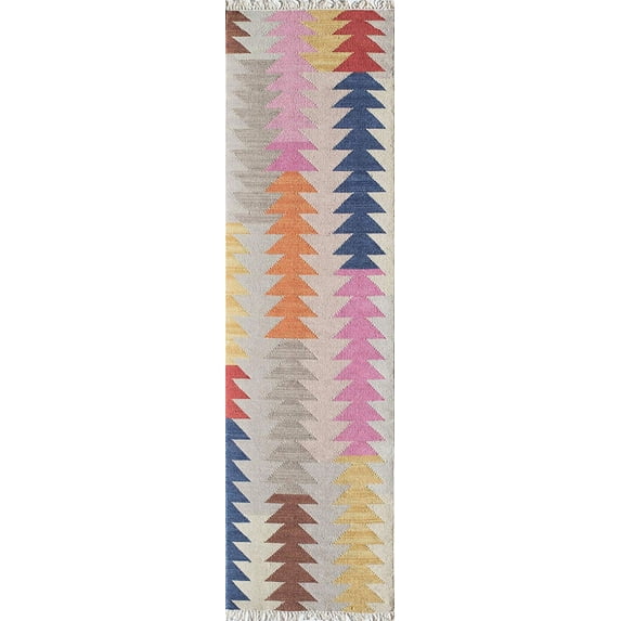 Momeni Caravan 2'3" X 8' Hand Woven Wool Runner Rug