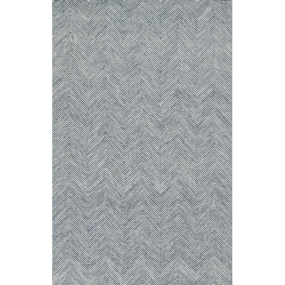 Momeni Contemporary Rectangle Area Rug, Denim, 2' X 3'