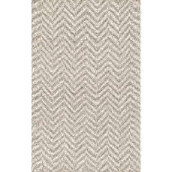 Momeni Charles Hand Tufted Wool Zig Zag Taupe Area Rug 2' X 3'