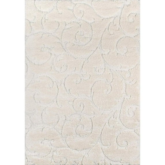 Momeni Charlotte Polypropylene Machine Made Ivory Runner 2'3" X 7'6"