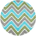 thumbnail image 1 of Momeni Chevron Modern Area Rugs, Blue/Green/Gray, 179.00" x 59.00", 1 of 2