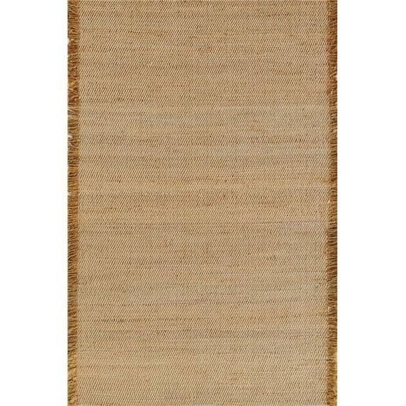 Momeni CLARACLA-1NAT6690 6 ft. 6 in. x 9 ft. Clara Hand Woven Contemporary Rectangle Area Rug, Natural