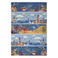 thumbnail image 1 of Momeni Coastal Seaside Blue CC-07 Area Rug, 1 of 1