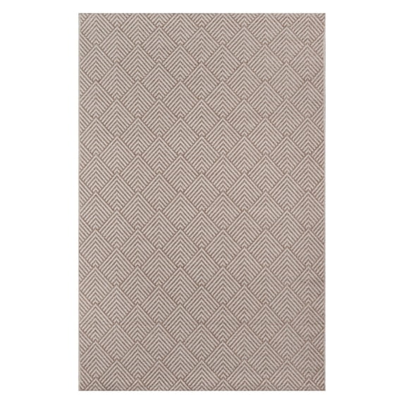 Momeni Como Polypropylene Machine Made Beige Indoor Outdoor Rug 9'10" X 13'2"