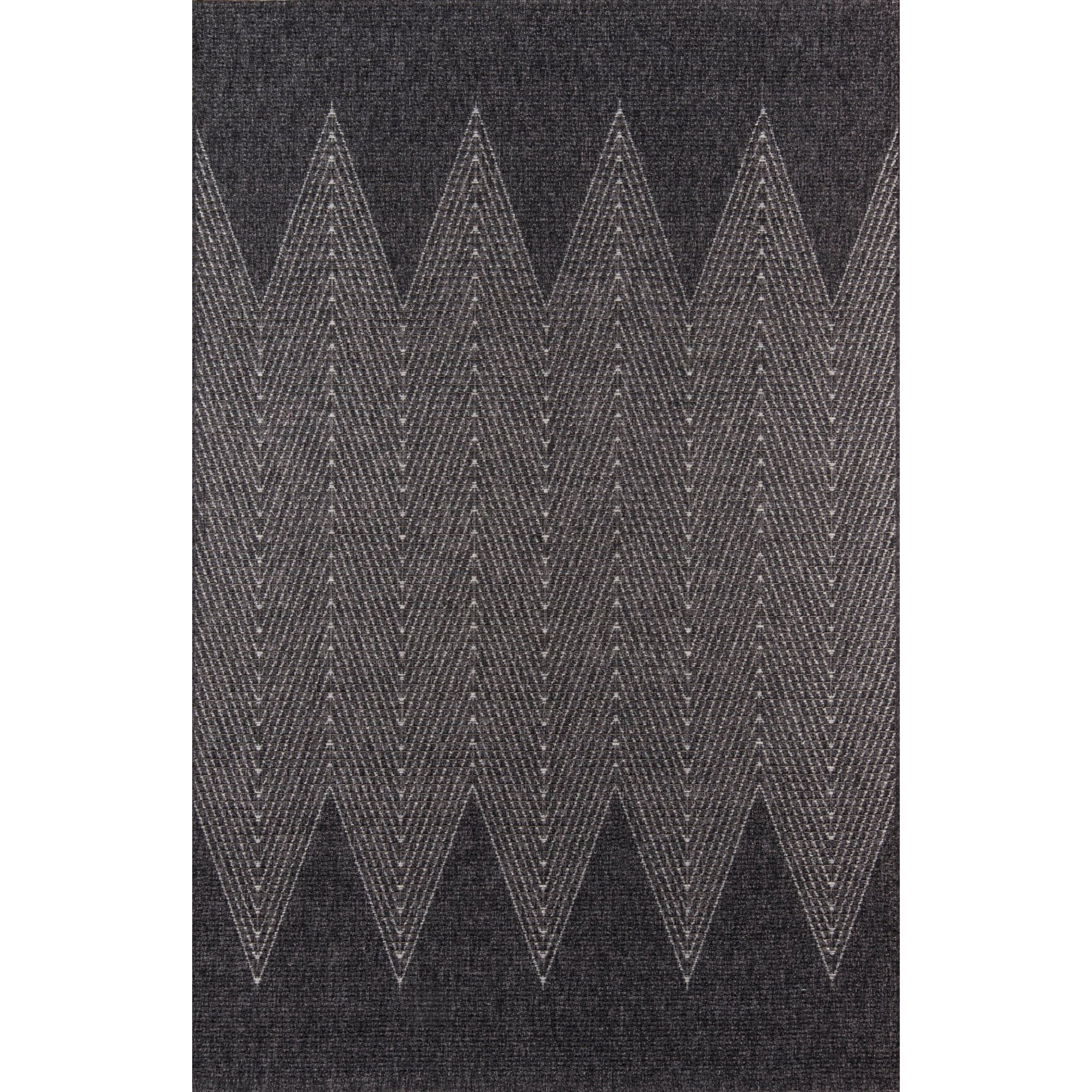 Momeni Como Indoor Outdoor Rug, 2' X 6', Charcoal