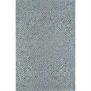 Momeni Como Polypropylene Machine Made Blue Indoor Outdoor Rug 2'7" X 7'6"